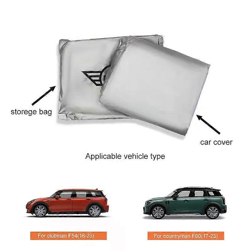 Housse de voiture Extérieur Soleil UV Neige Protection Imperméable à la Poussière Pour Mini Cooper R56 R55 R60 F54 F55 F56 F60 F65 J01 J05 Accessoires de voiture