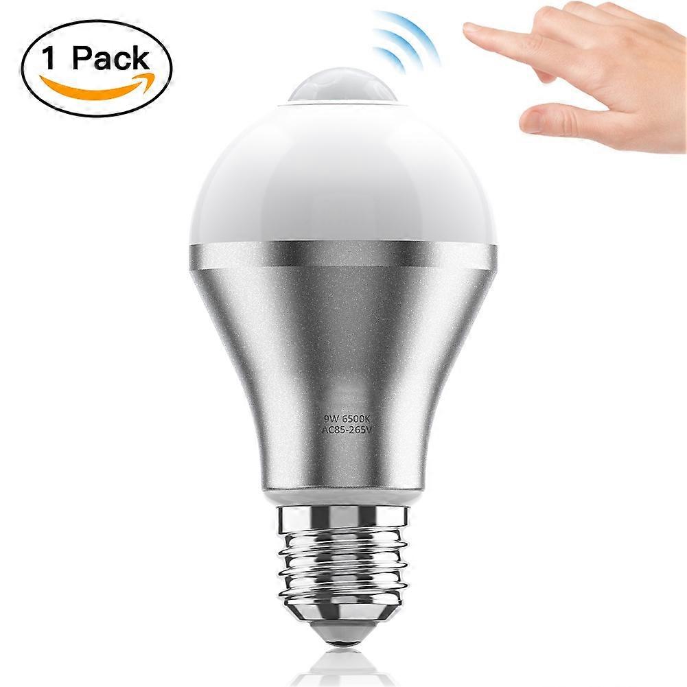 Motion Sensor Light Bulb Haofy 9W E27 Smart PIR LED Bulbs Auto On/Off Security Lights Outdoor