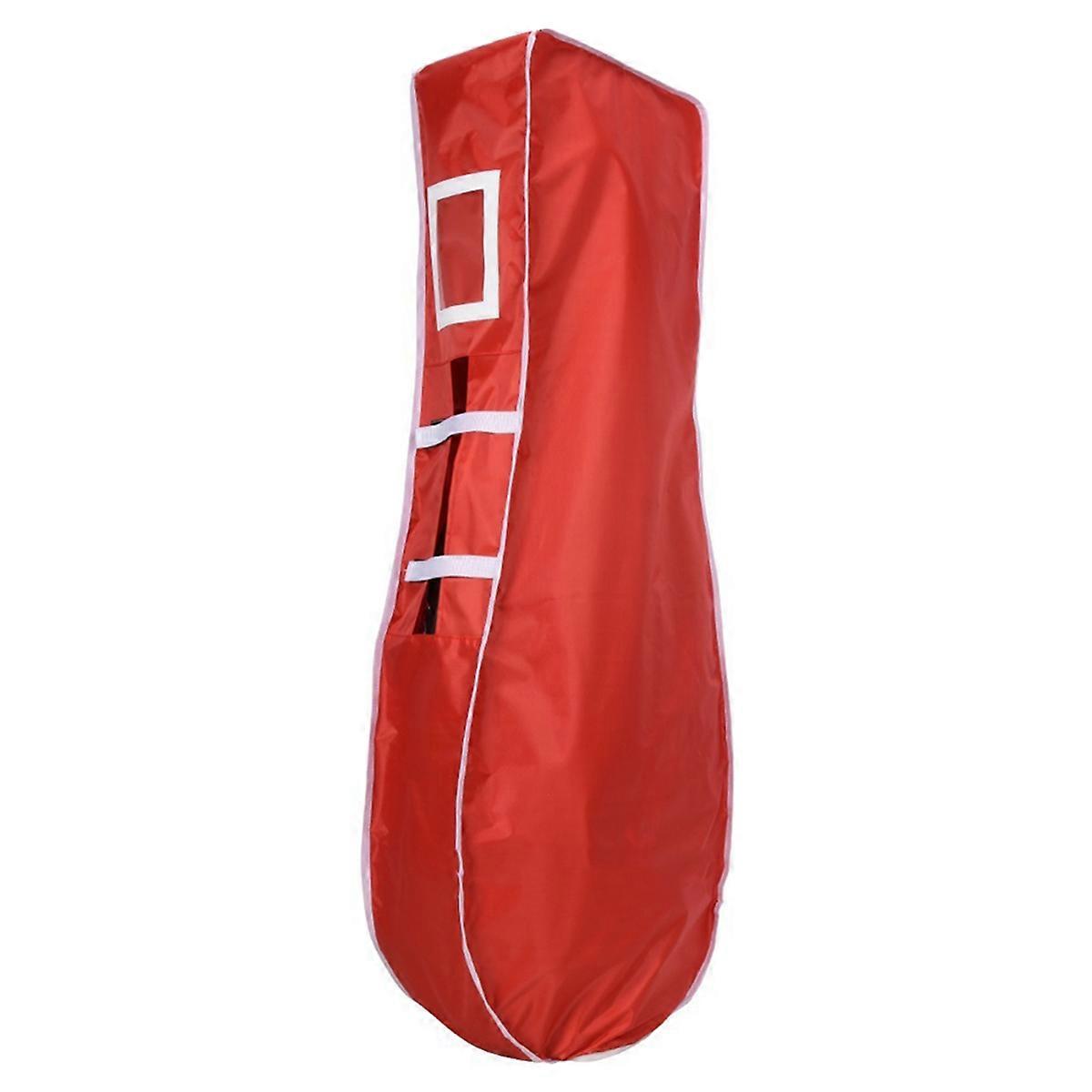 Golf Rain Cover Bag Waterproof and Dustproof Portable red