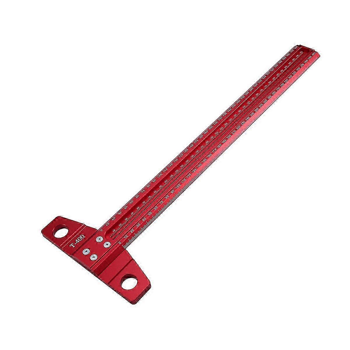 Precision Marking T-Rule Carpenter'S Drawing Ruler Woodworking Marking Ruler Standard Aluminum Alloy Ruler