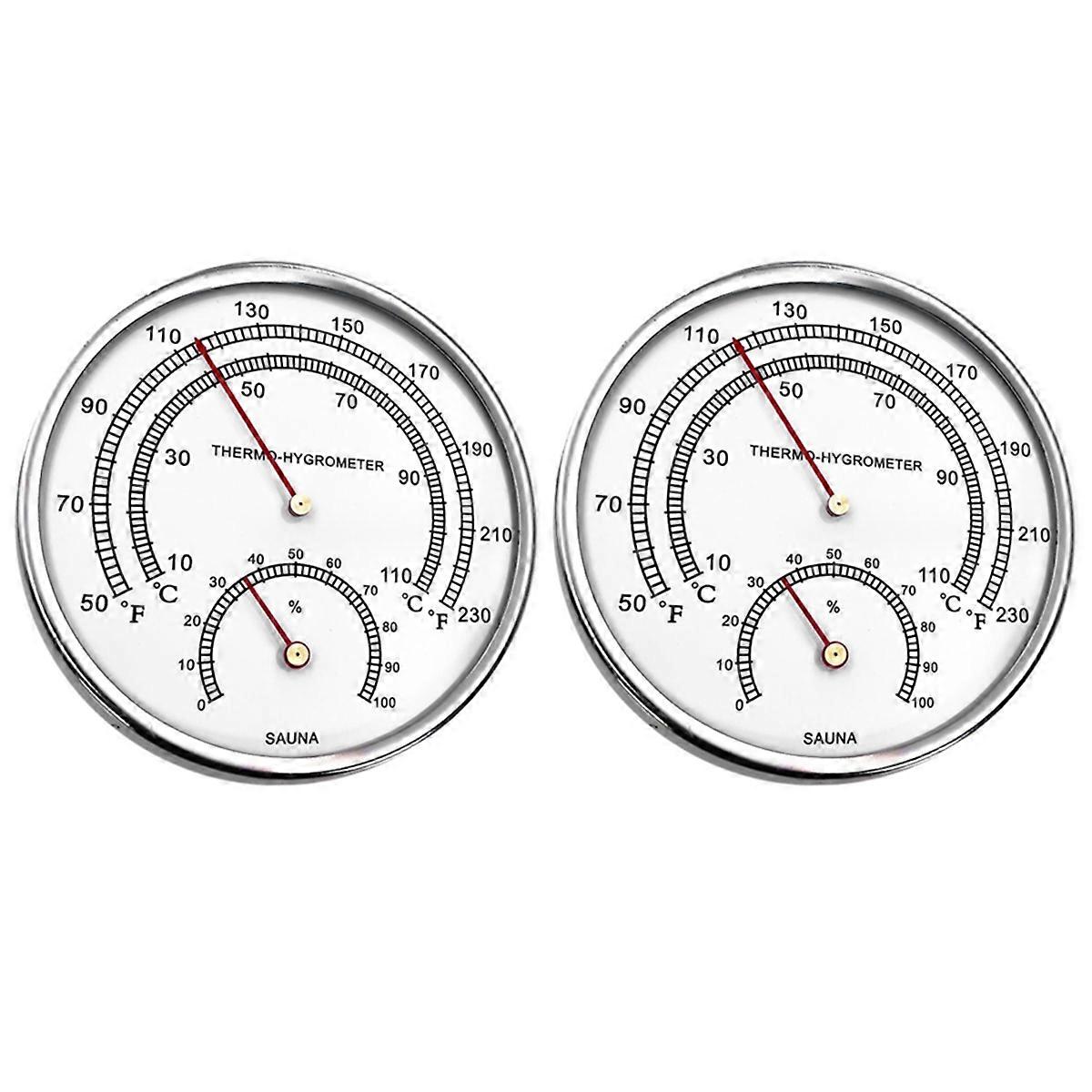2 in 1 Sauna Room Thermometer and Hygrometer, for Sauna, Hotel