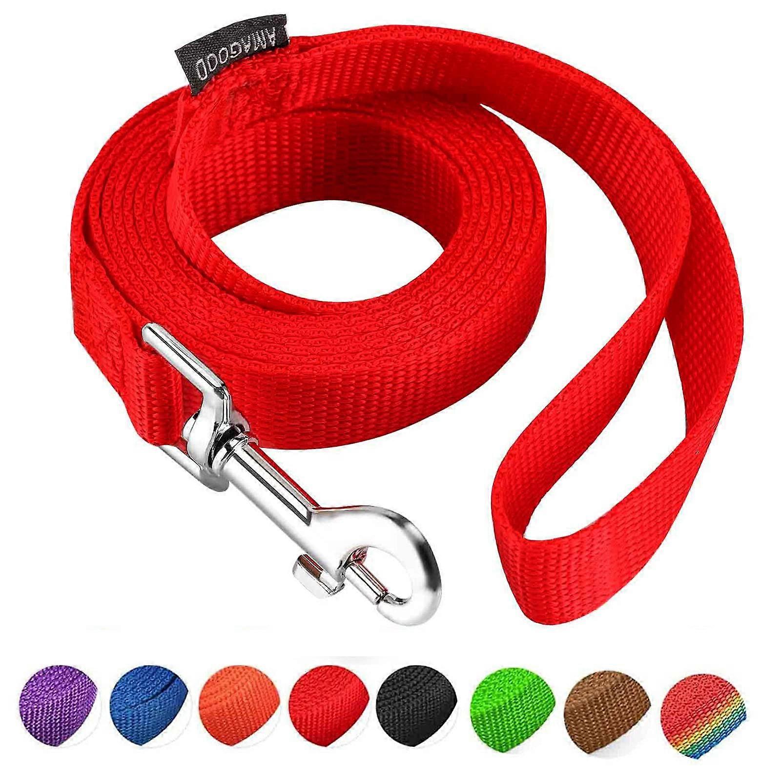 6 Ft Dog Collar with Easy-to-Use Hook, Strong Traditional Style, Suitable for Small to Large Dogs