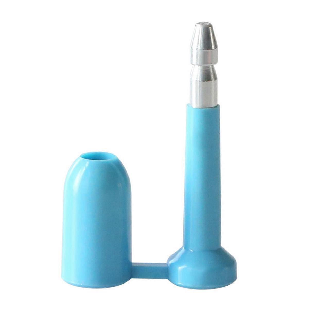 10PCS Anti-Theft Container Seal Lock Disposable Bullet Shape Sky Blue