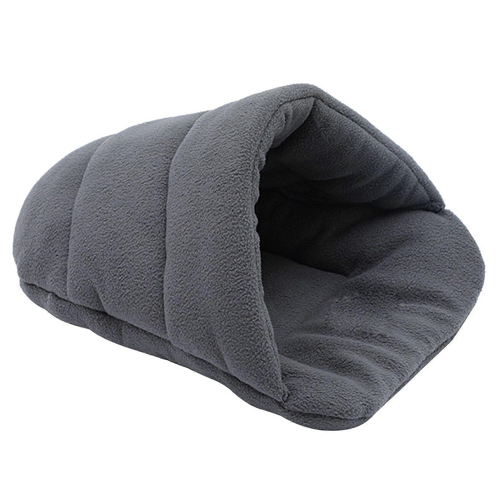 Hamster House Bunny Bed Winter Warm Plush Hideout for Rabbit Guinea Pig