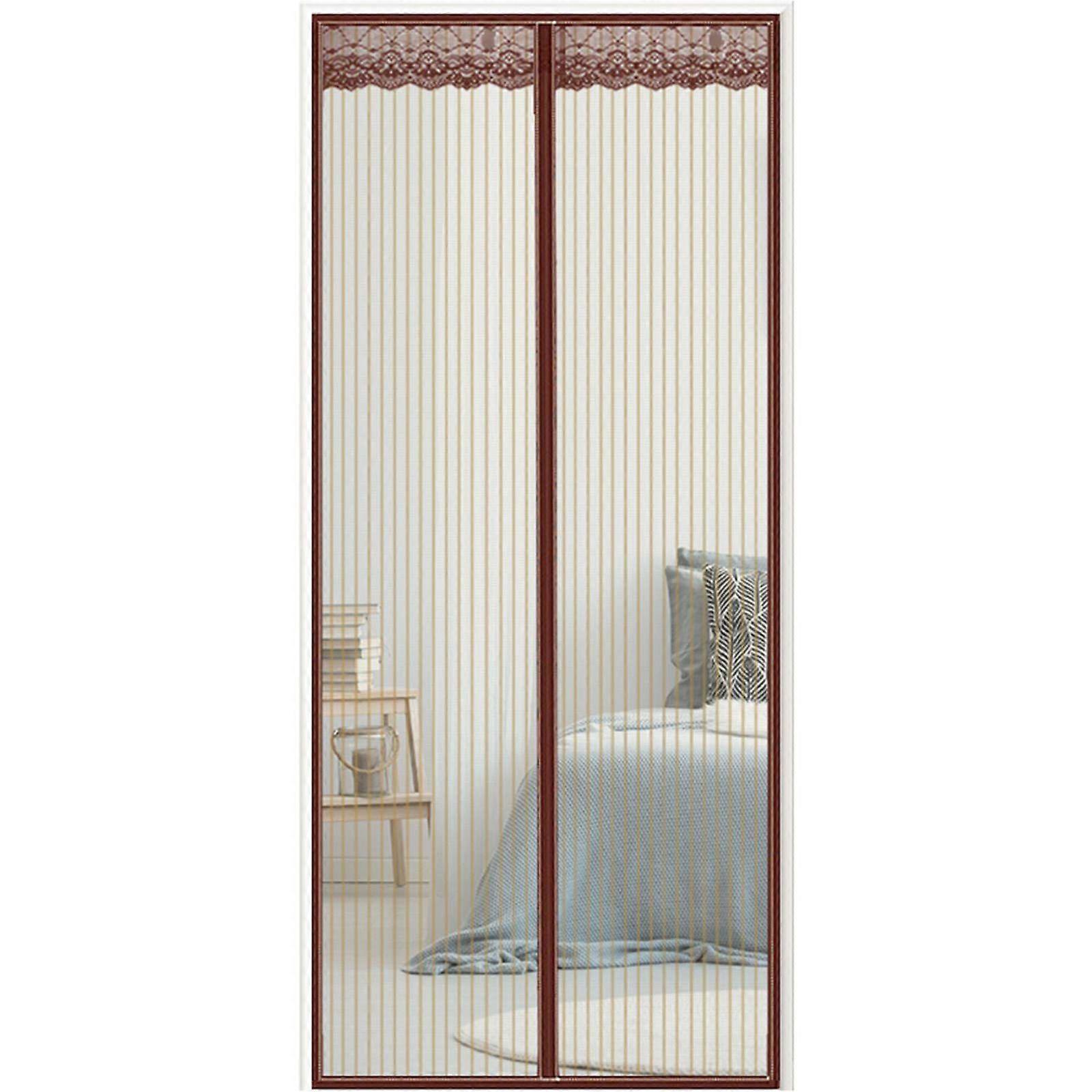 Magnetic Screen Door - Self Sealing, Heavy Duty, Hands Free Mesh Partition Keeps Bugs Out