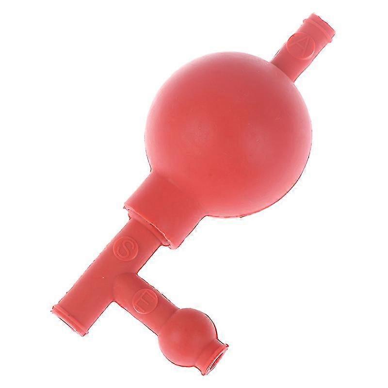 Lab Rubber Suction Bulb Safe Pressure Quantitative Pipette Filler With 3 Valves