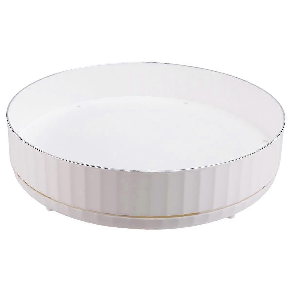 360 Rotating Spice Organizer Single Layer Spice Tray Round Rotating Spice Rack A