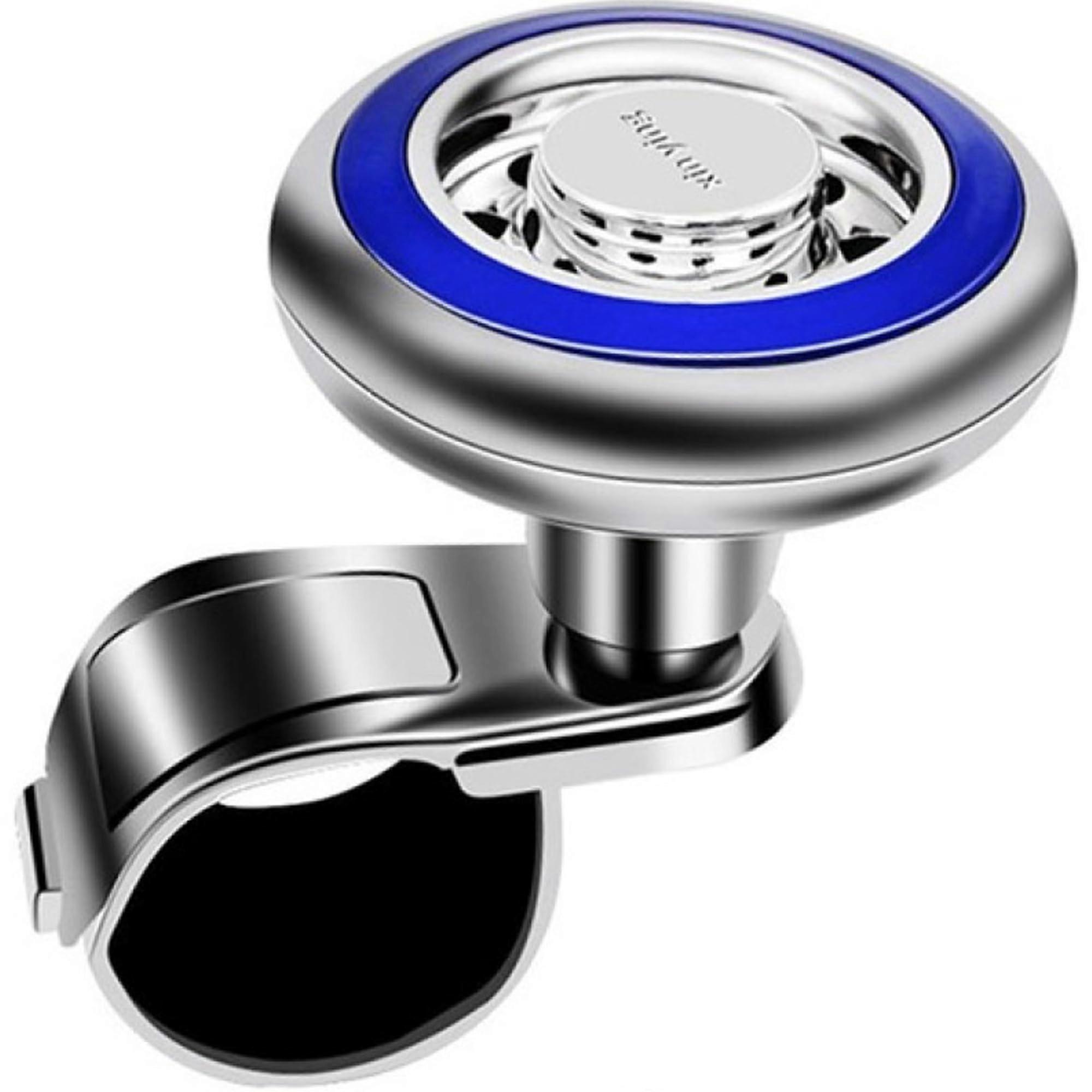 Car Handle Spinner Steering Wheel Knob Universal Metal Steering Wheel Assistive Ball Power Handles(Blue), Blue