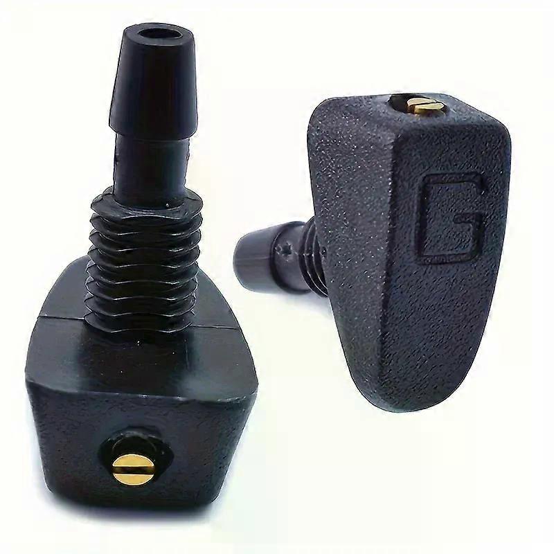 2 قطعة / مجموعة سيارة عالمية أمامية غطاء محرك السيارة ممسحة فوهة رذاذ كيت الرش مروحة غطاء فوهة مخرج غسالة قابل للتعديل