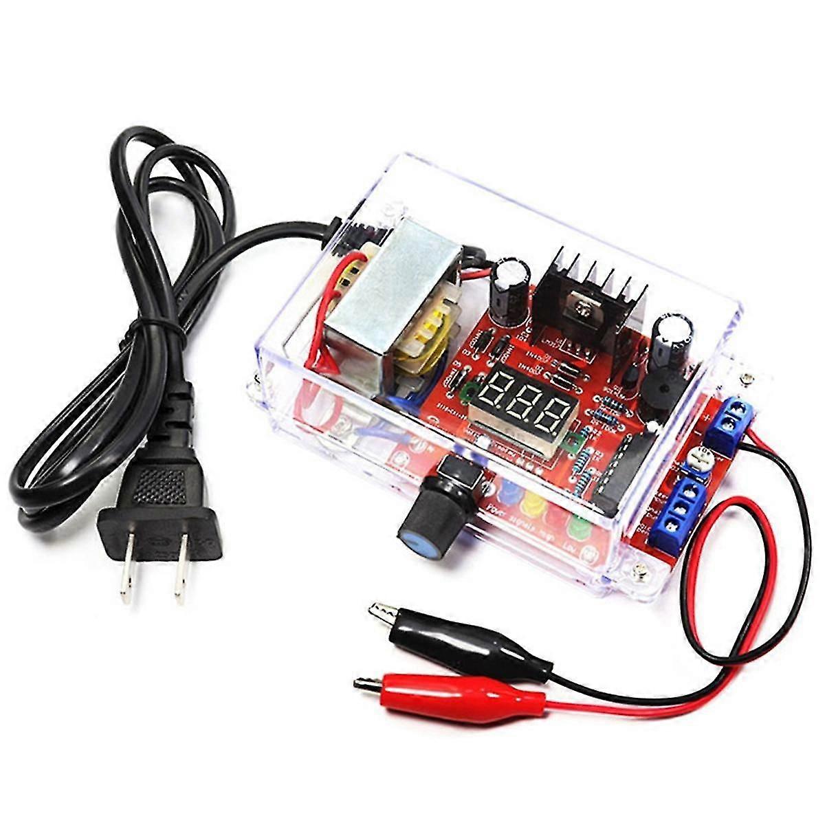 LM317 Adjustable Voltage Regulator DIY Kit 110V to 1.25V-12.5V Step-Down Power Supply Module Electr