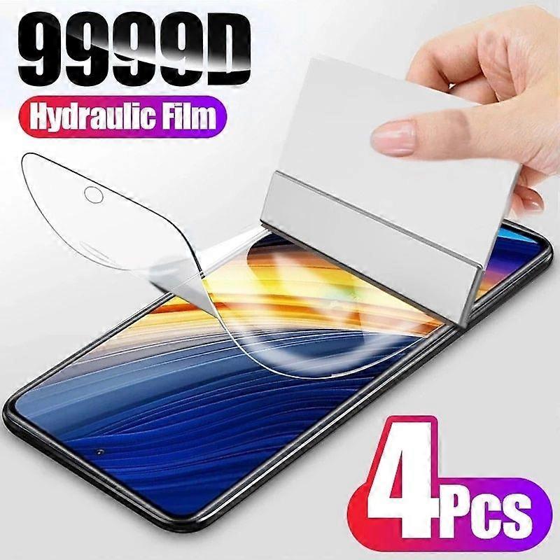 4Pcs Hydrogel Film For Xiaomi Redmi note 9S Screen Protector