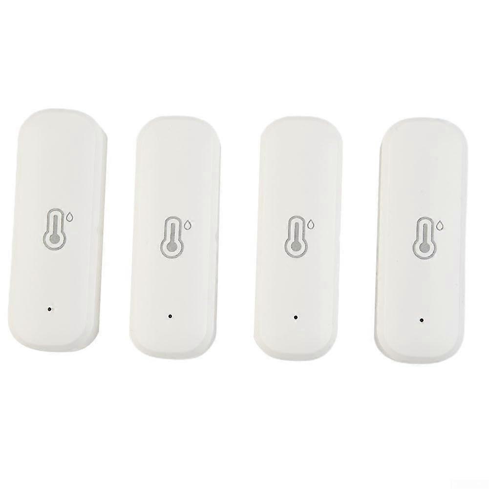 WiFi Hygrometer Thermometer Sensor Pack of 4 Tuya Compatible WiFi Temperature Humidity Monitor Greenhouse Incubator