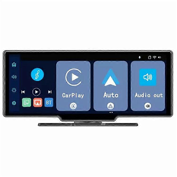 For Car Dashboard 10.26 Inch Touch Screen CarPlay Android Auto FM Transmitter with Rearview Camera