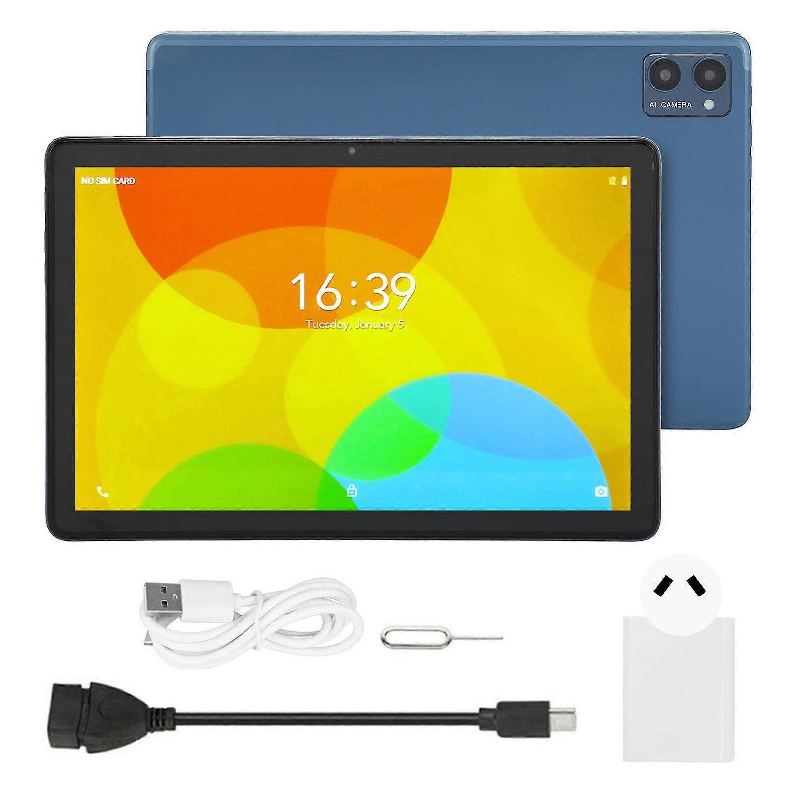 10,1 polegadas 2.4G 5G WiFi 8GB RAM 128GB ROM 8800mAh Bateria 4G LTE Tablet de chamada para Android 11.0