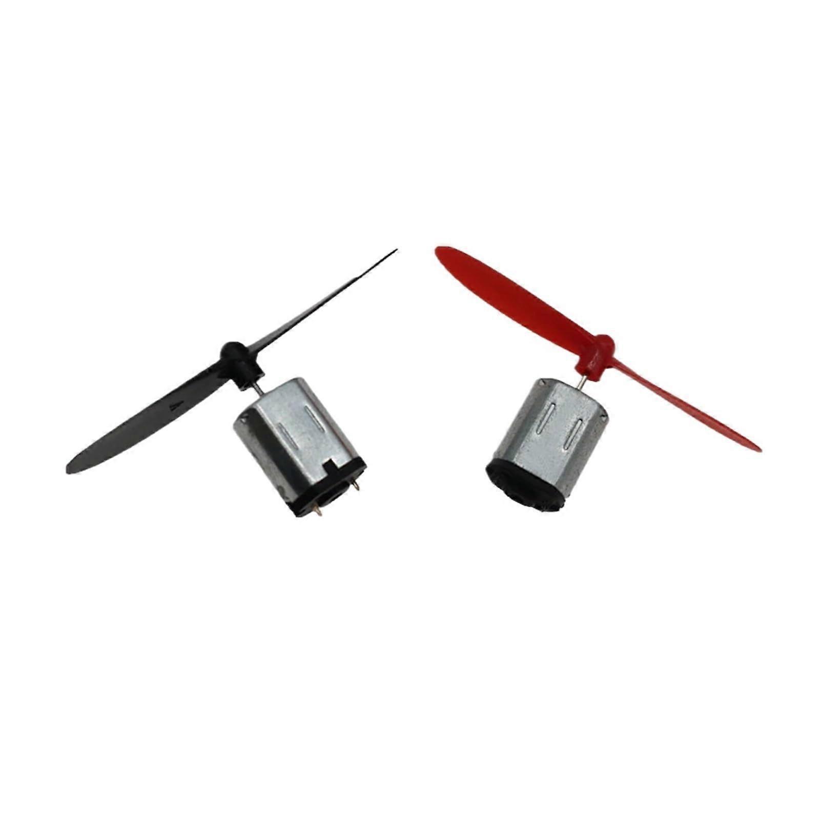HighSpeed car Model Aircraft Model Accessories Motor N20 DC Motor 3.7V Propeller FixedWing Power Motor(Black X 2)
