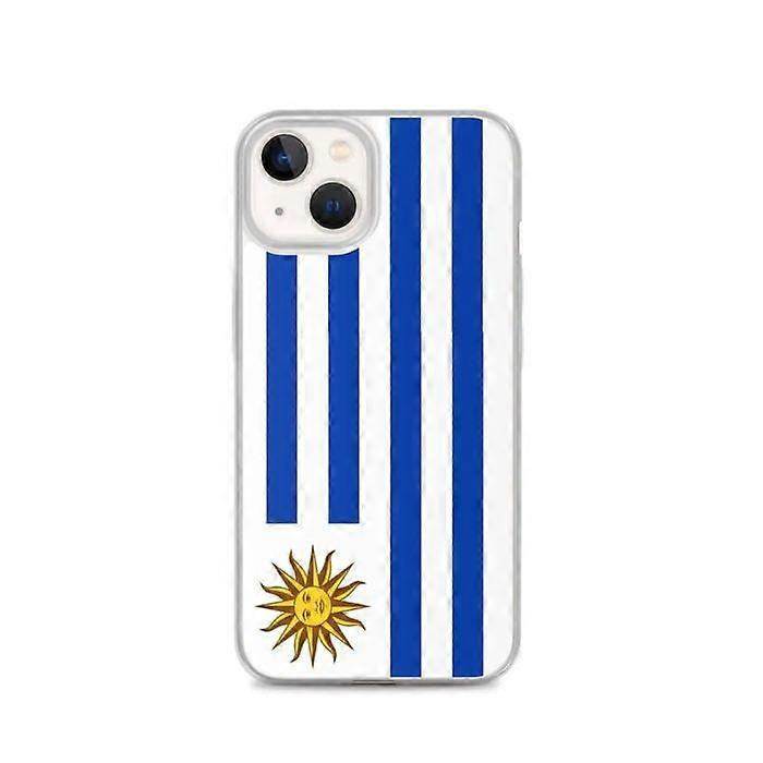iPhone Case - PIXELFORMA - iPhone 13 - Uruguay Flag - Full Protection - Soft Silicone