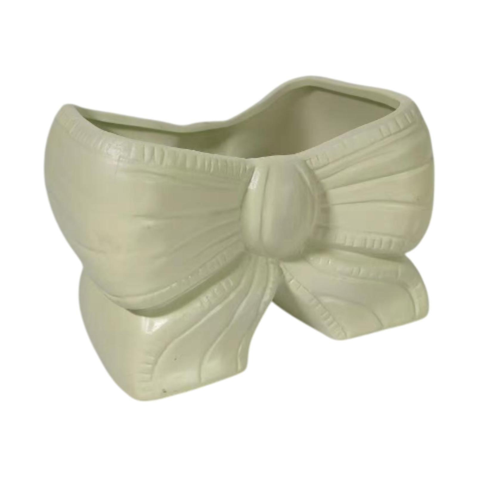 弓の形の花瓶装飾的な花瓶愛好家の装飾ディスプレイセラミック