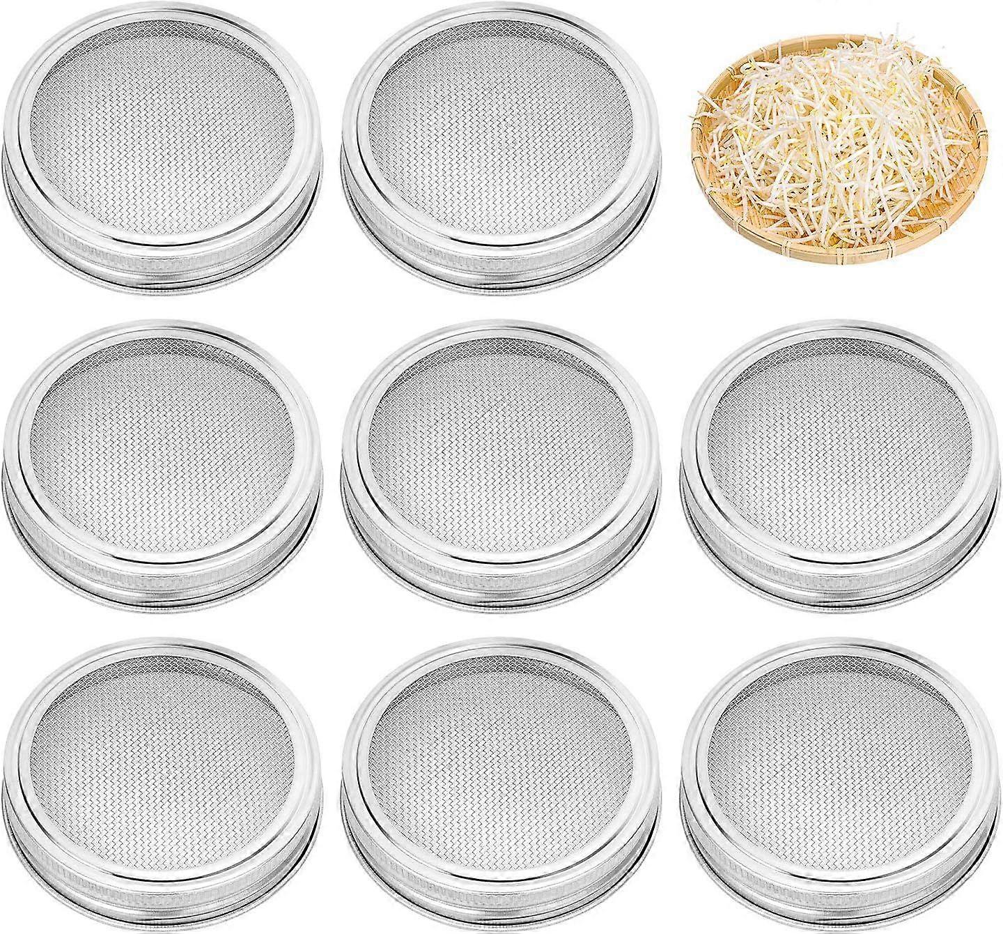 Conjunto de 8 Peças de Embalagem com Ingredientes para Edelstahl com Equipamento com Borda Inferior, Pronto para Embalagem e Café da Manhã