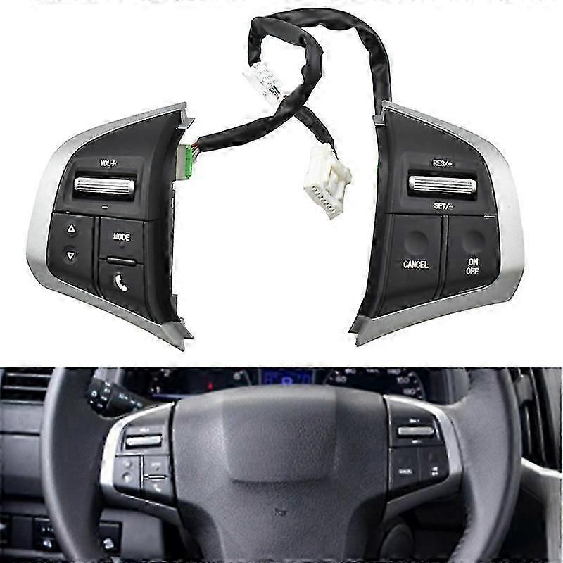 Audio Volume Steering Wheel Switch Multifunction Music Media Telephone Control Switches For Isuzu D-max 2015 2016 2017 2018 Dmax