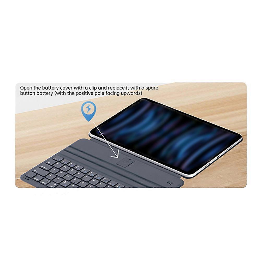 Ultra-Thin Tablet Smart Control Case Keyboard with Touchpad, Floating Stand, Wide Compatibility