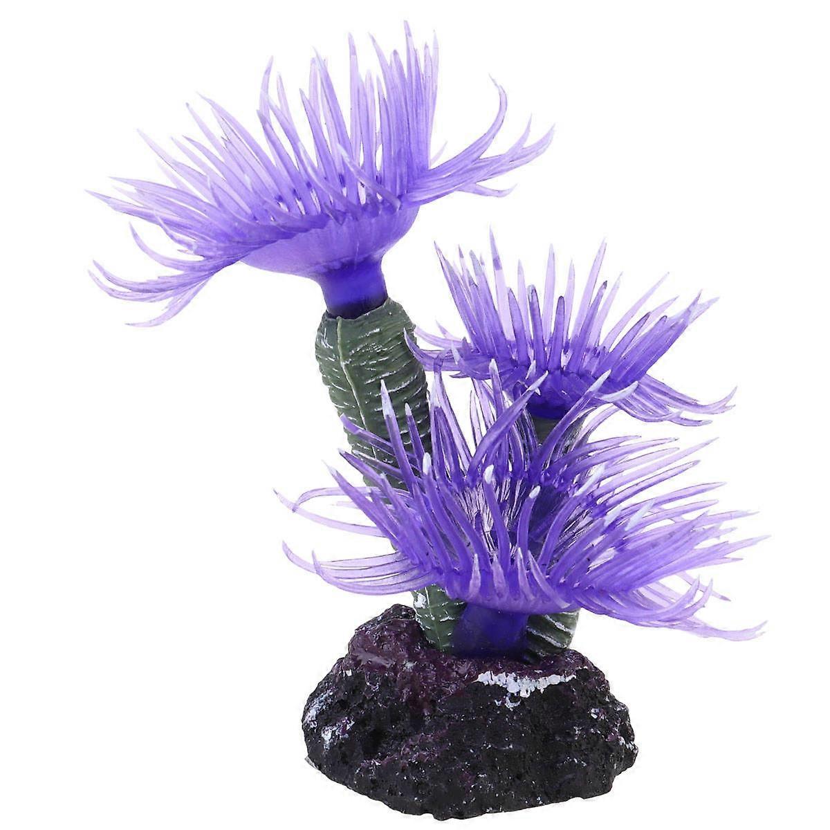 Aquarium decoration, artificial coral built for longevity, enriches underwater scenes