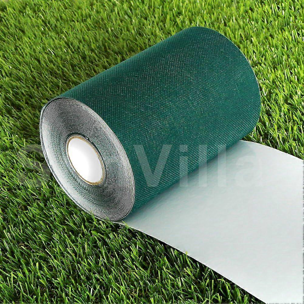 unbrand 6x50 Gazon artificiel vert Jonction Fixation Gazon Ruban de couture de tapis de pelouse auto