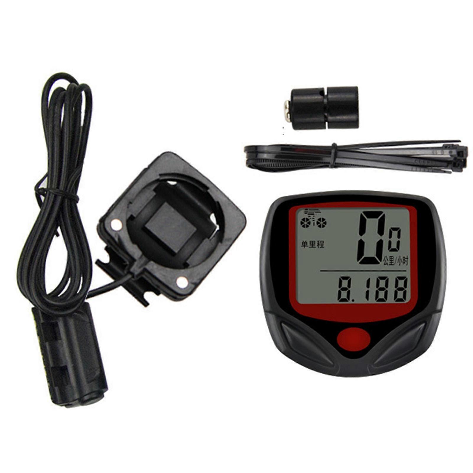 Biking Stopwatch Multifunctional High Accuracy Nightlight Display Cycling Speedometer Odometer