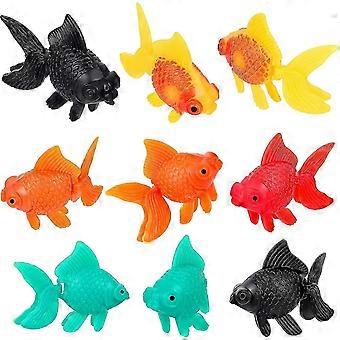 20 STÜCKE realistische künstliche schwimmende Goldfisch Dekorationen für Aquarium