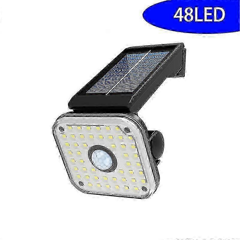 48/112/182 LED Solar Security Light Outdoor Adjustable Motion Sensor Spotlight IP65 Waterproof