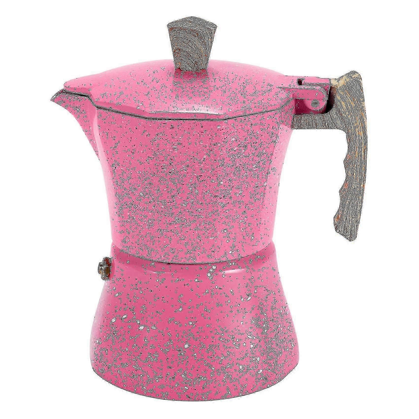 Stovetop Espresso Maker - Moka Pot Coffee Maker Compatible With Gas Or Electric Stove Top - 3 Cups Espresso Sho