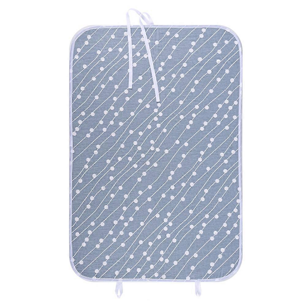 Folding Heat Insulation Mat Ironing Mat Light Grey 72x48cm Protective Surface Heat Retention 1Pack