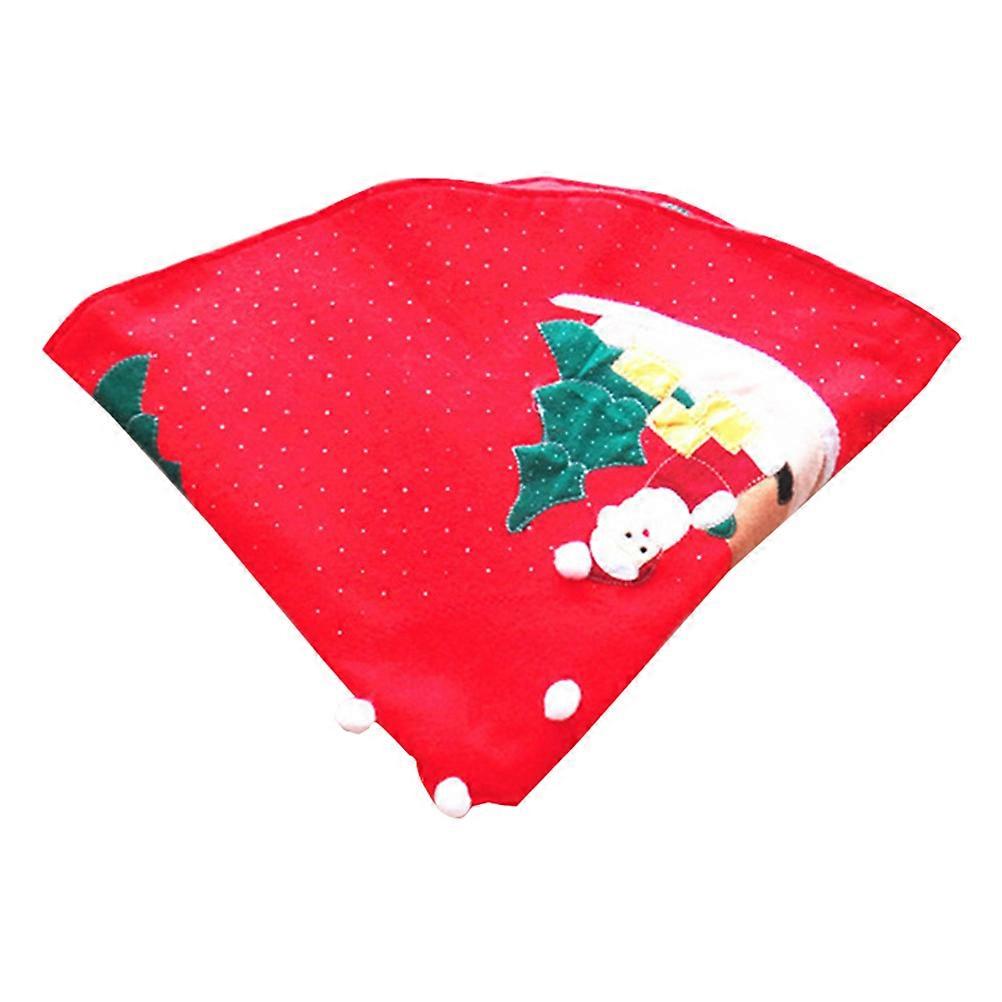 Stylish Tree Skirt Reindeer Christmas Tree Decoration Nonwovens Round Home Use 100x100x02cm 1Pcs