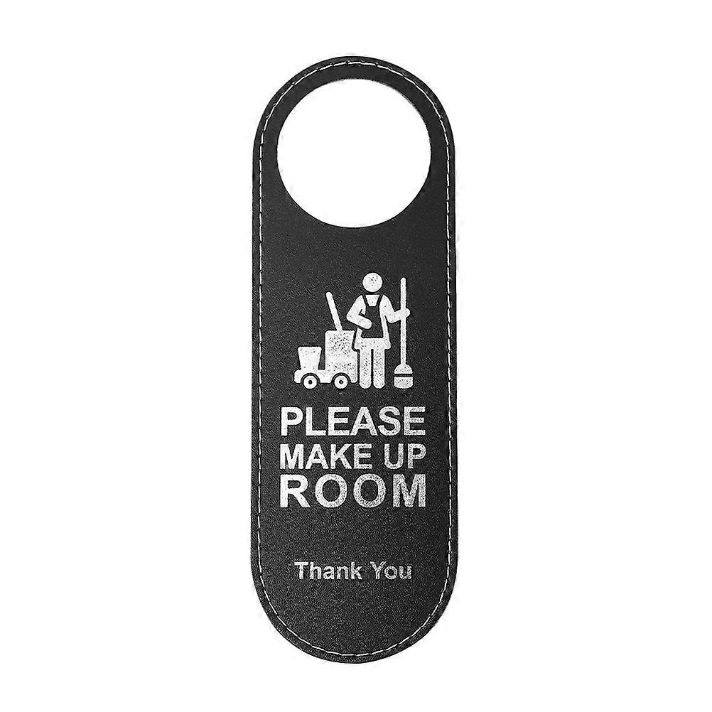 Hotel Do Not Disturb Sign Double Sided Door Hanger Modern Style Rectangular Indicate Privacy 1Pack