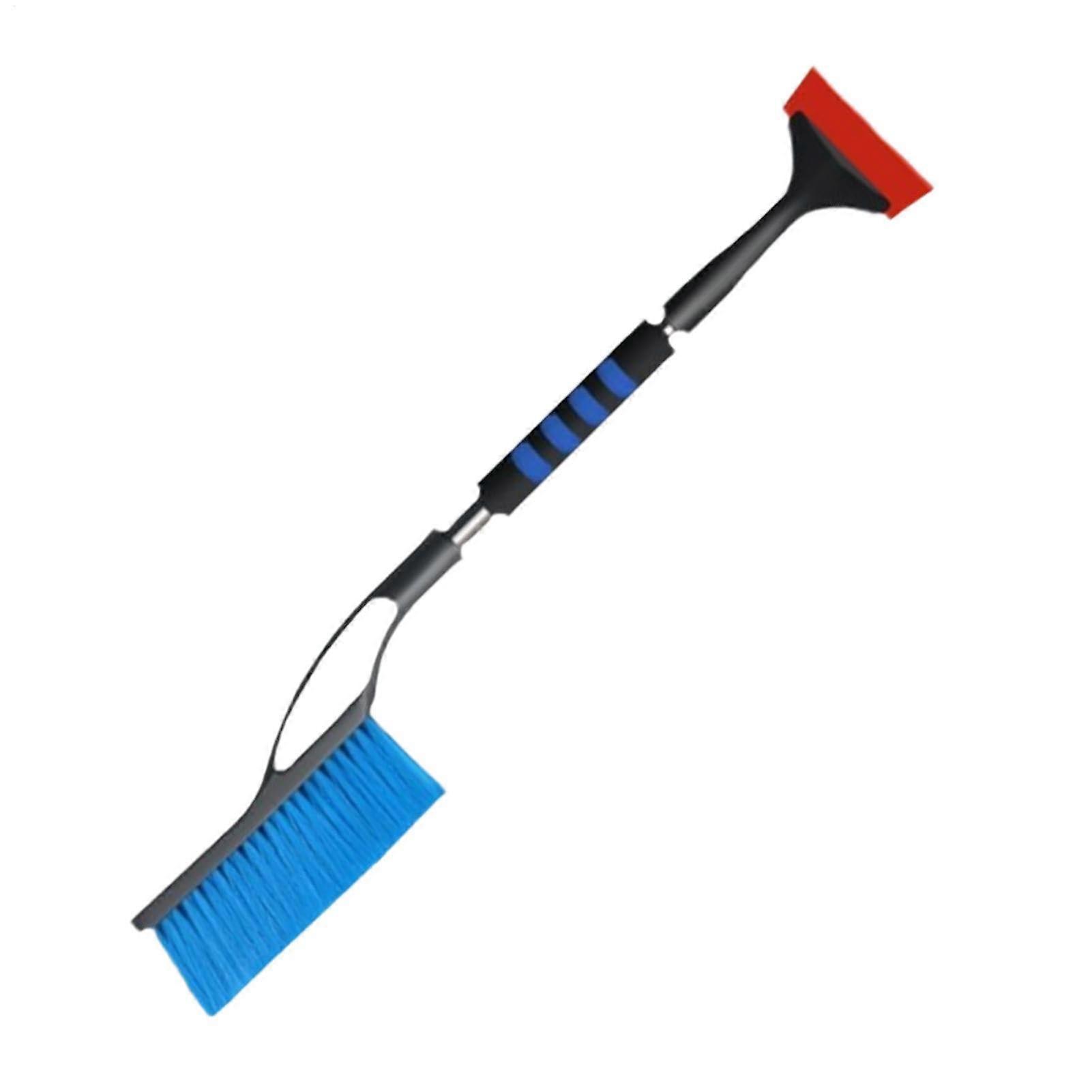Snow Brush and Ice Scraper, 25.6 Inch Long Snow Removal Tool, Windscreen Frost Mop For Mirrors, Ice Scraper And Brush