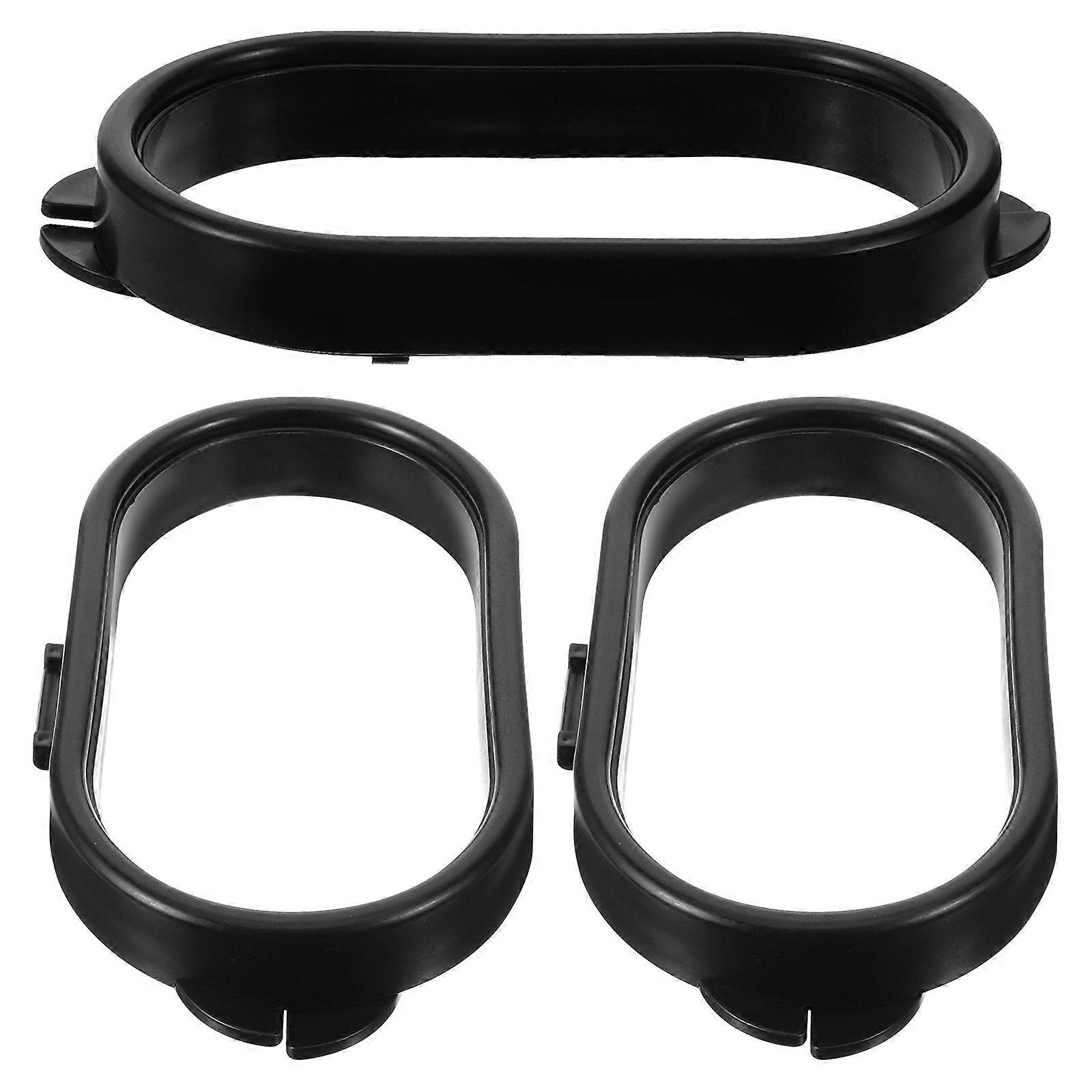 Car Bag Holder Rectangular Shaped Simple Design ABS Plastic 3Pcs