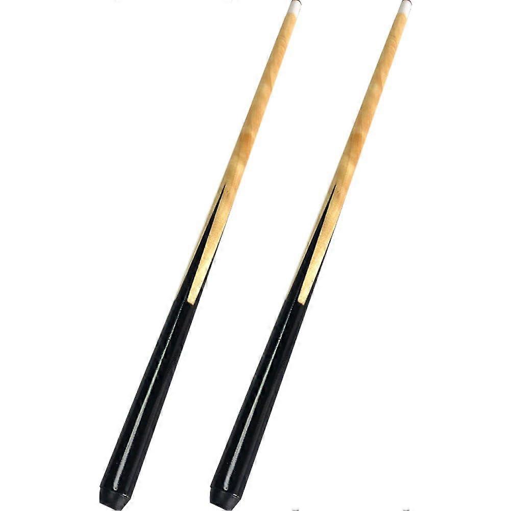 Bastoncini da biliardo per bambini - 2 stecche corte in legno, stecche da biliardo, adatte ai principianti, legno chiaro