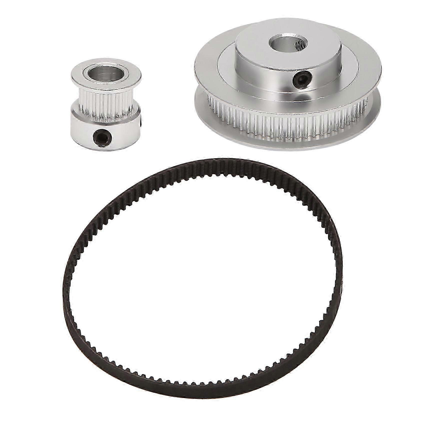 2Gt Synchronous Wheel 1:3 Reduction Transmission Pulley Pulley Model Mechanical Belt for 3D Printer