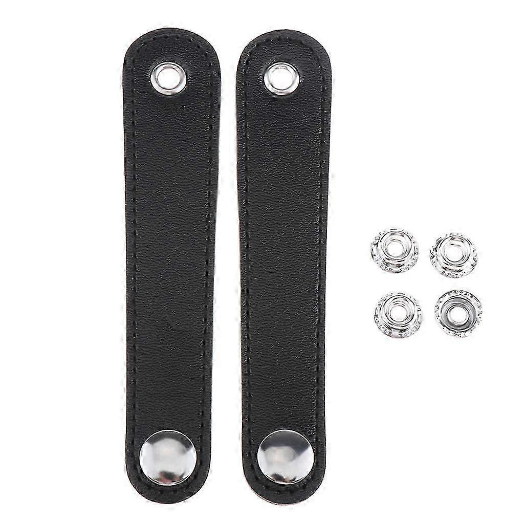 Accordion Bellows Strap Clasp PU Leather, Centre Distance Optional 11cm