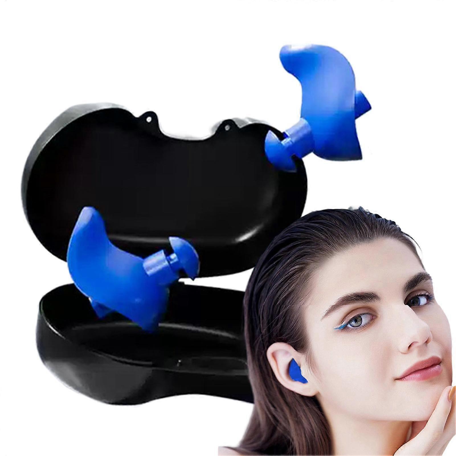 Wasserohrstöpsel, Ohrstöpsel zum Duschen 2 Pack wasserdichtes Silikon