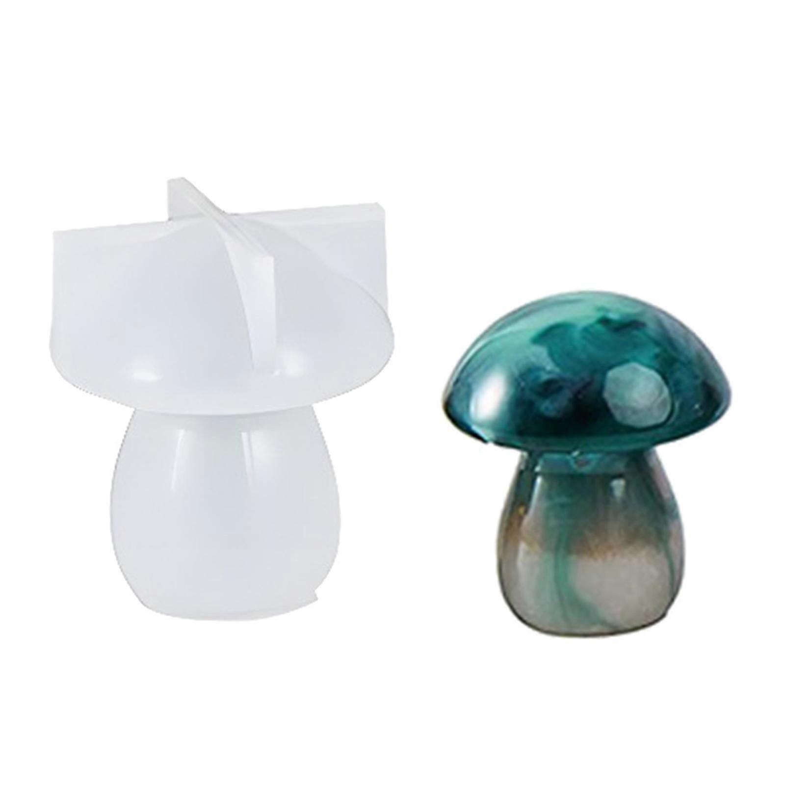 Mushroom Resin Molds 3D Mushroom Silicone Molds Mushroom Mold for Epoxy Resin Casting Home Decors DIY Soap Making Mold