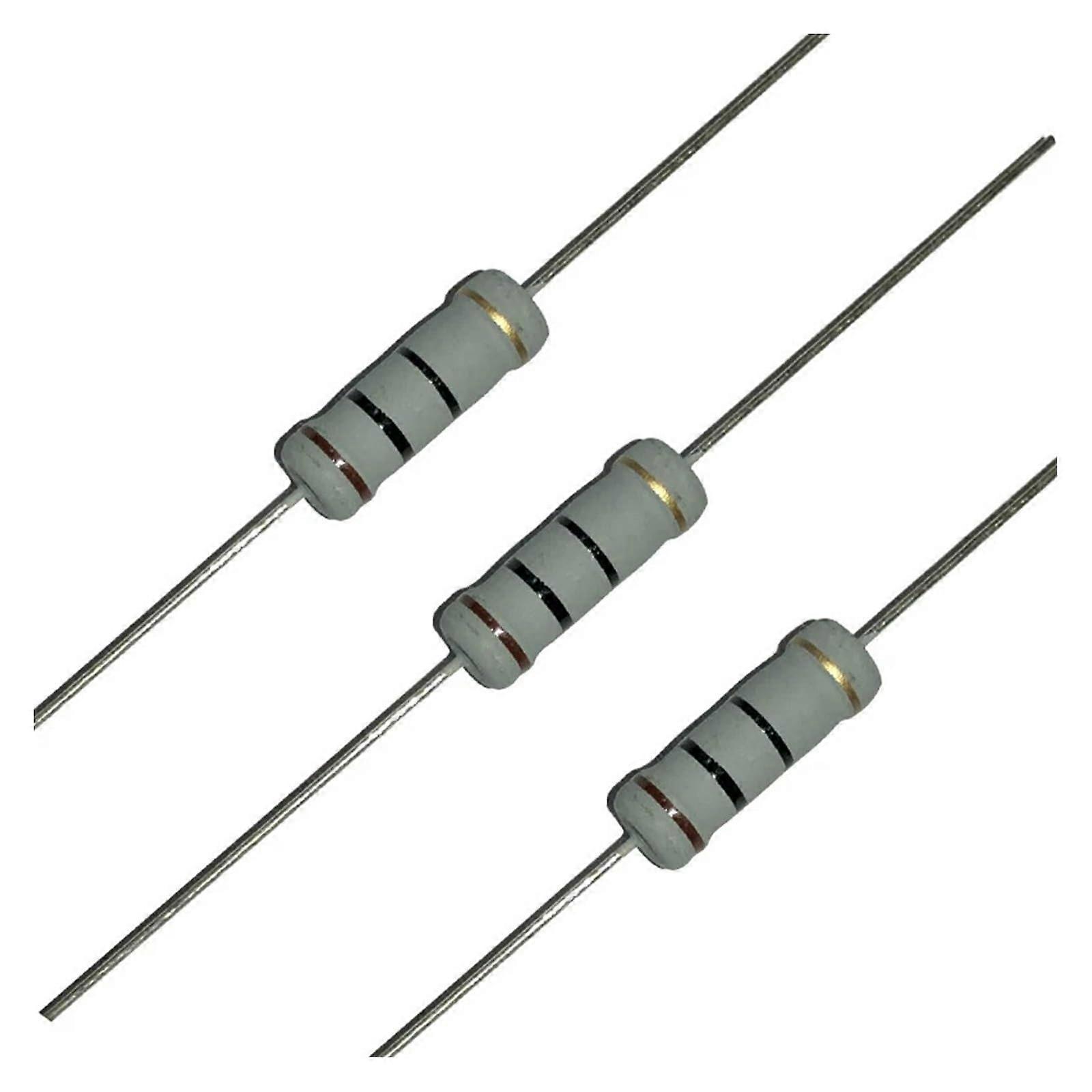 3W Carbon Film Resistor 10pcs Set Four Color Circle 3R3 3R6 3R9 3.3K 3.6K 3.9K 33K 39K Ohm Resistance Values