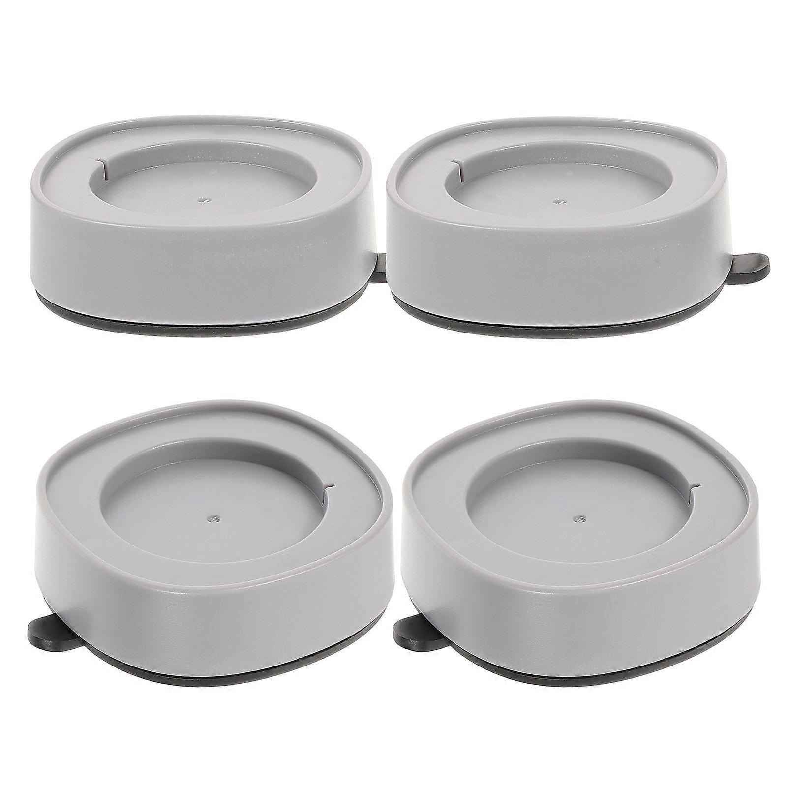 Anti Washer Vibration Pads Round Plastic Leveling Pads For Washing Machine Household Use 4Pcs