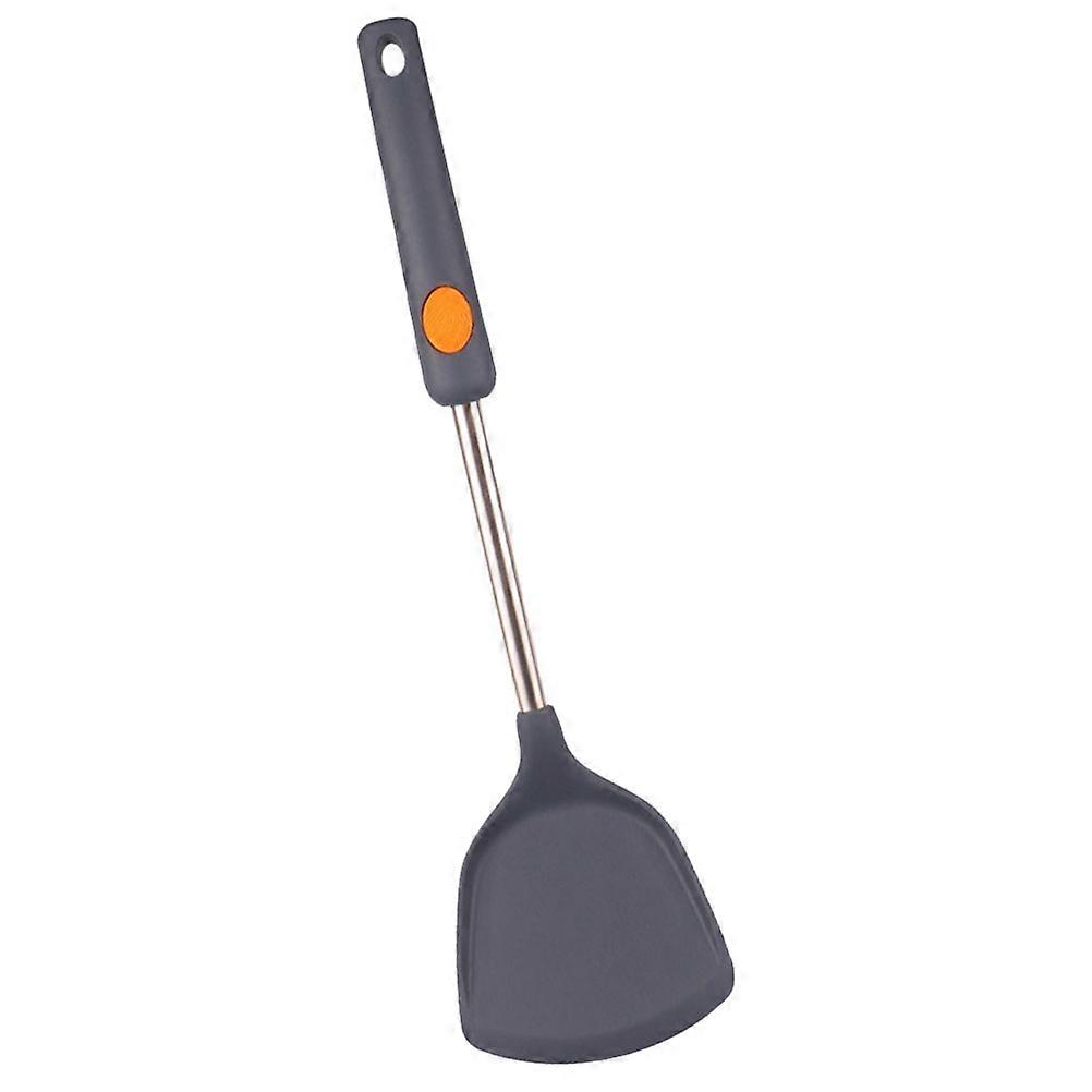 Safe Frying Spatula Kitchen Spatula Cooking Baking Frying 37X10X2cm Dark Grey Multi-Function 1Pack