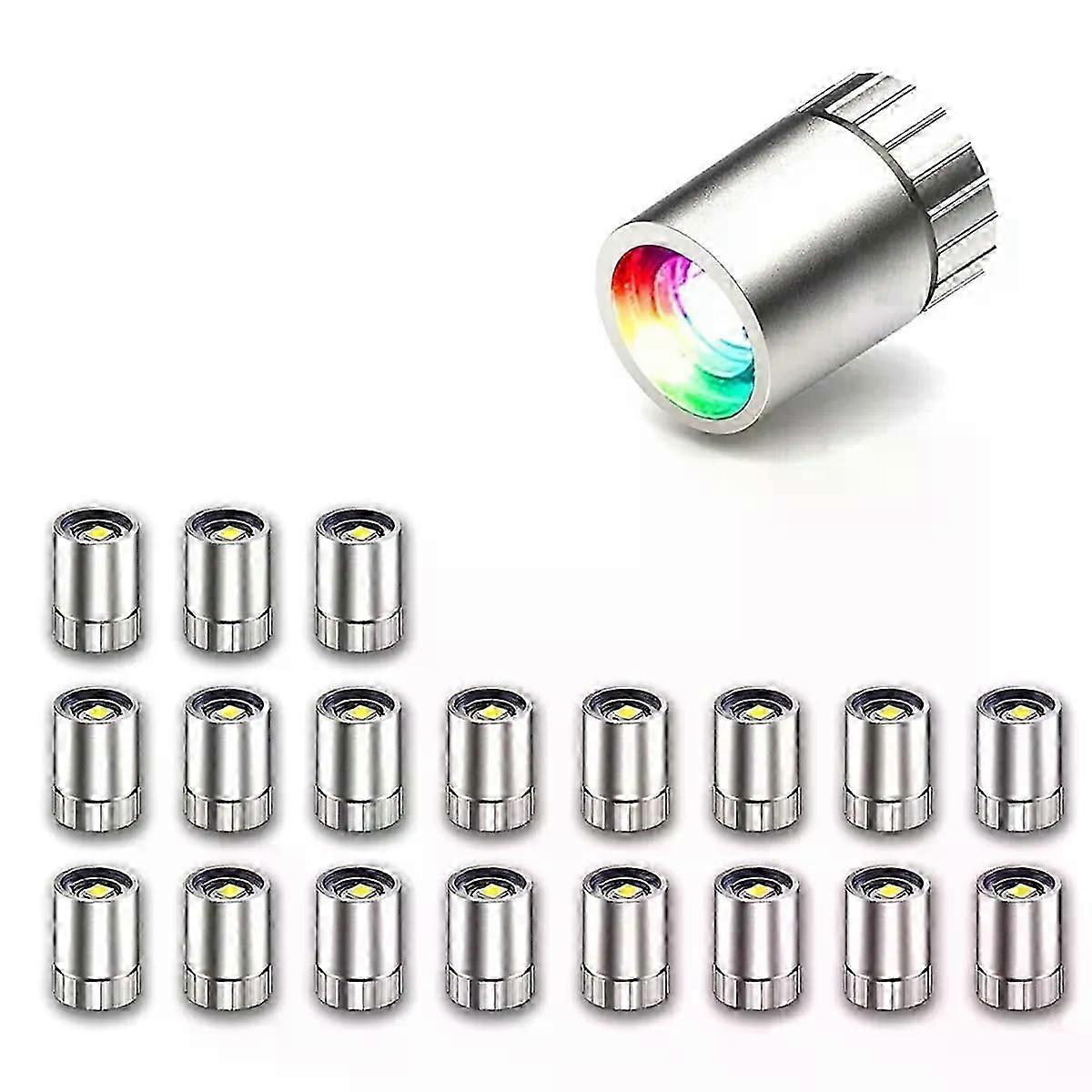 20 Pcs Miniature Led Lights Tiny Lights Fit For  Hand Craft Miniature Lights Battery Powered  Lights (Multi-Color Changing)