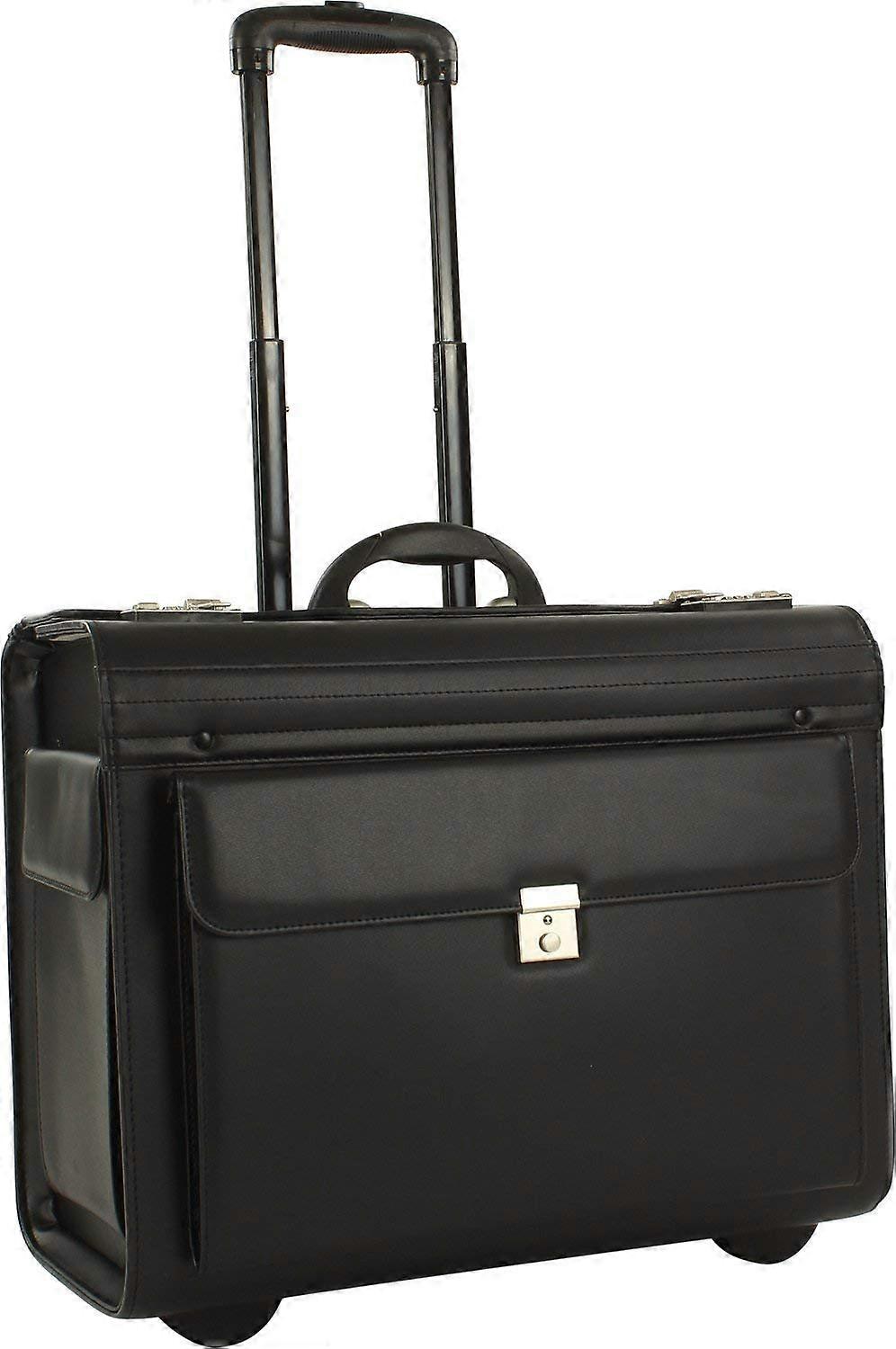 Bowatex Large Pilot Case on Wheels 50 cm Black, black, Pilot case