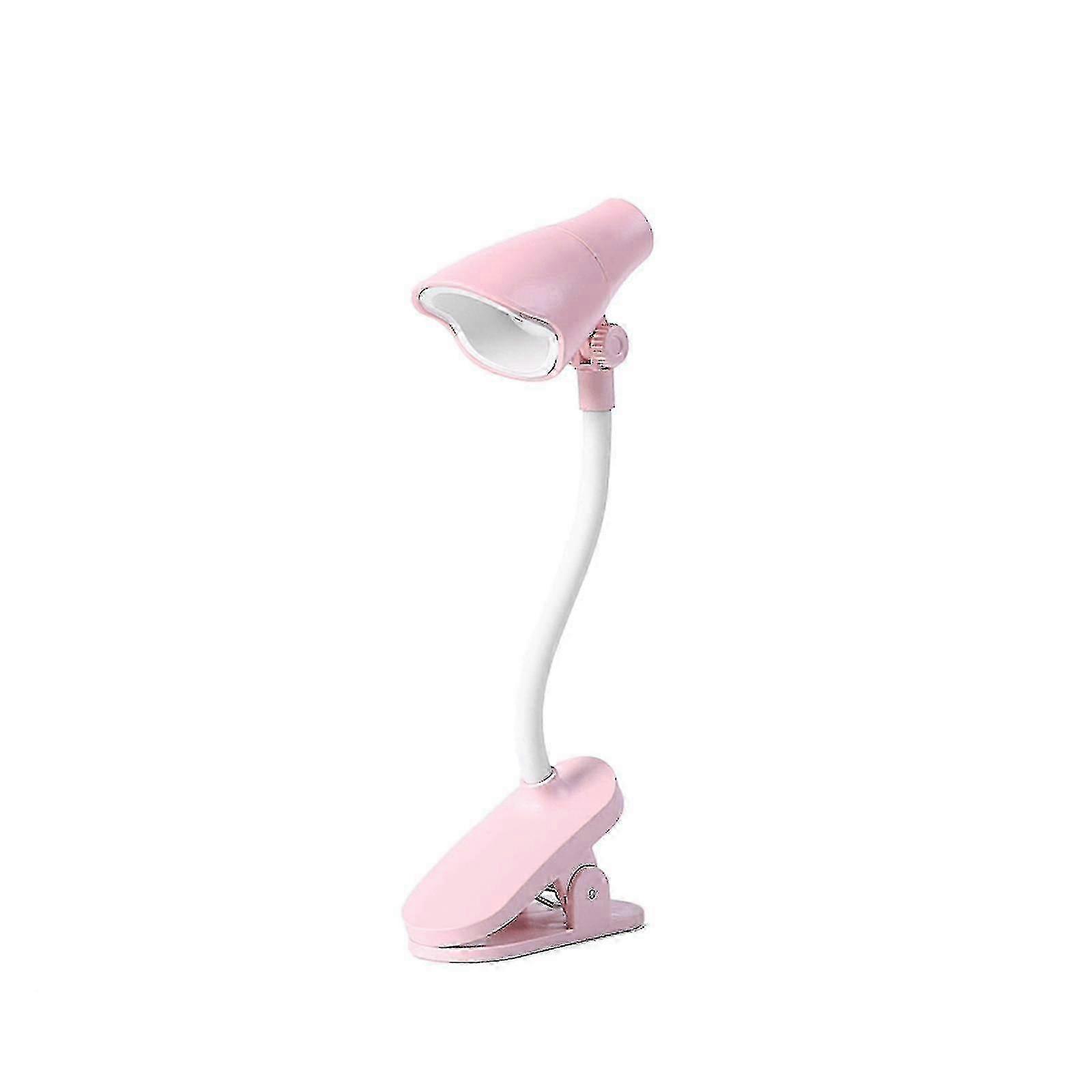 Portable Clip-On Desk Lamp with 360 Rotation for Reading, Suitable for Home Lighting