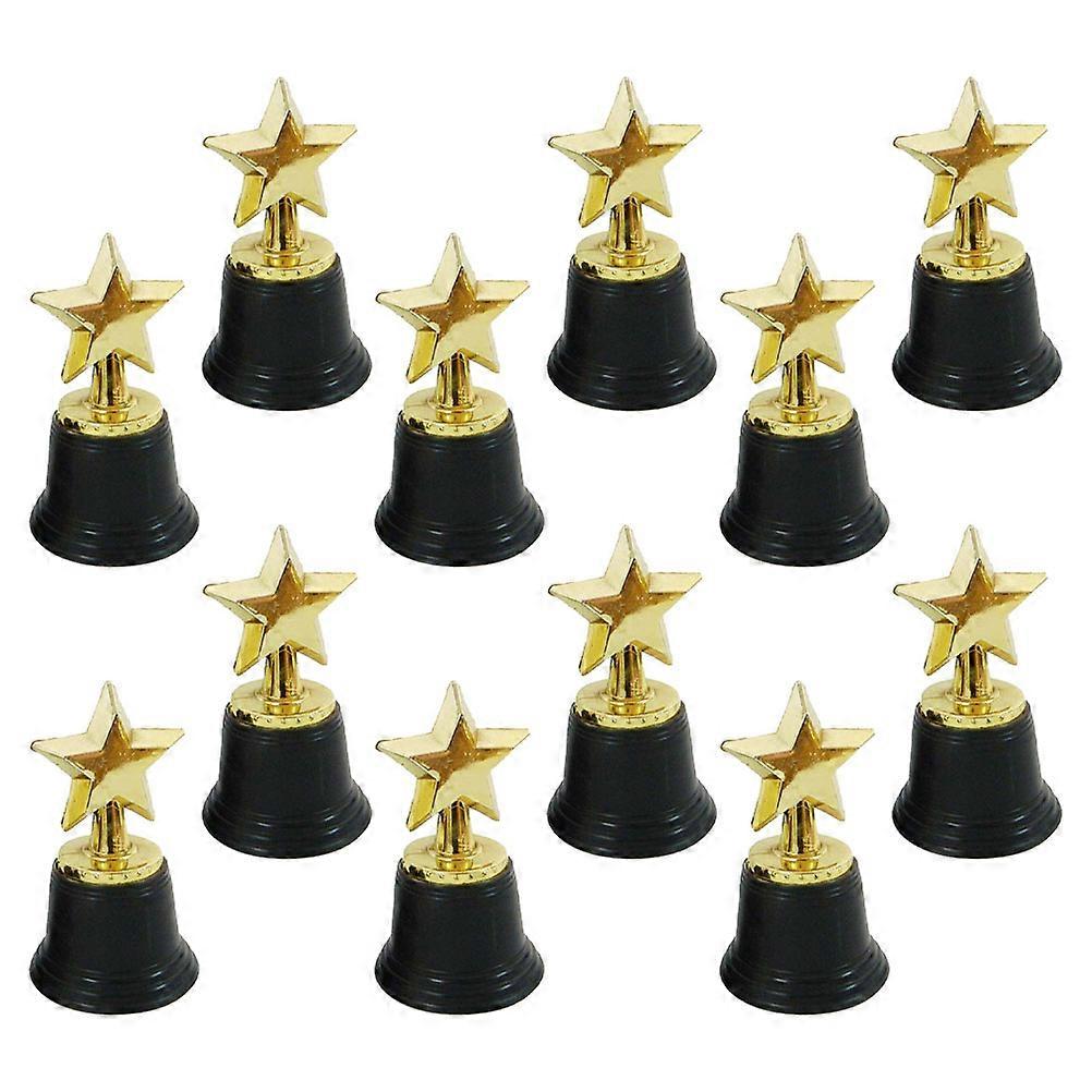 Compact Sports Trophy Delicate Award Trophy Multi Decoration present 12Pcs