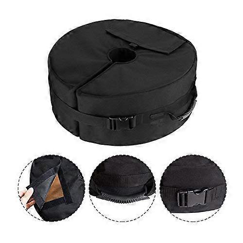 Parasol Base Sandbag Empty Round Umbrella Stand Gravity Base Bag for Outdoor Camping and Beach Use
