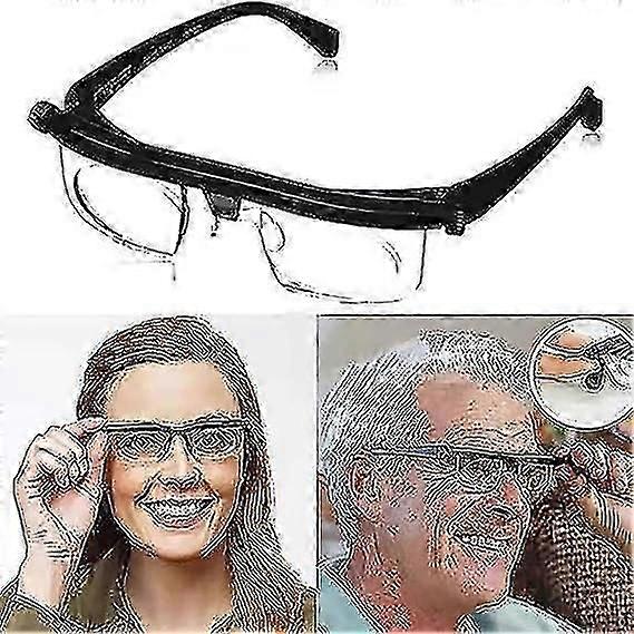 Ayarlanabilir Odak Gözlükleri, Ultra Hafif Okuma Gözlükleri, Erkekler, Moda Rahat Okuma Gözlükleri, Bayanlar / Okuma Yardımı, Yarım Çerçeve Gözlükleri, Okuma Yardımı