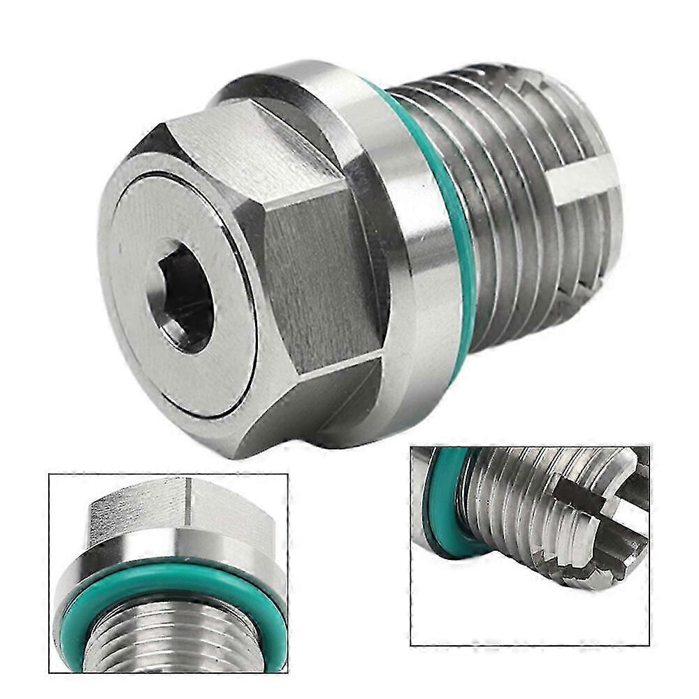 מתאים M16.1-1.5x15 מ"מ פקק ניקוז שמן הקשה עצמית ערכת תיקון נירוסטה